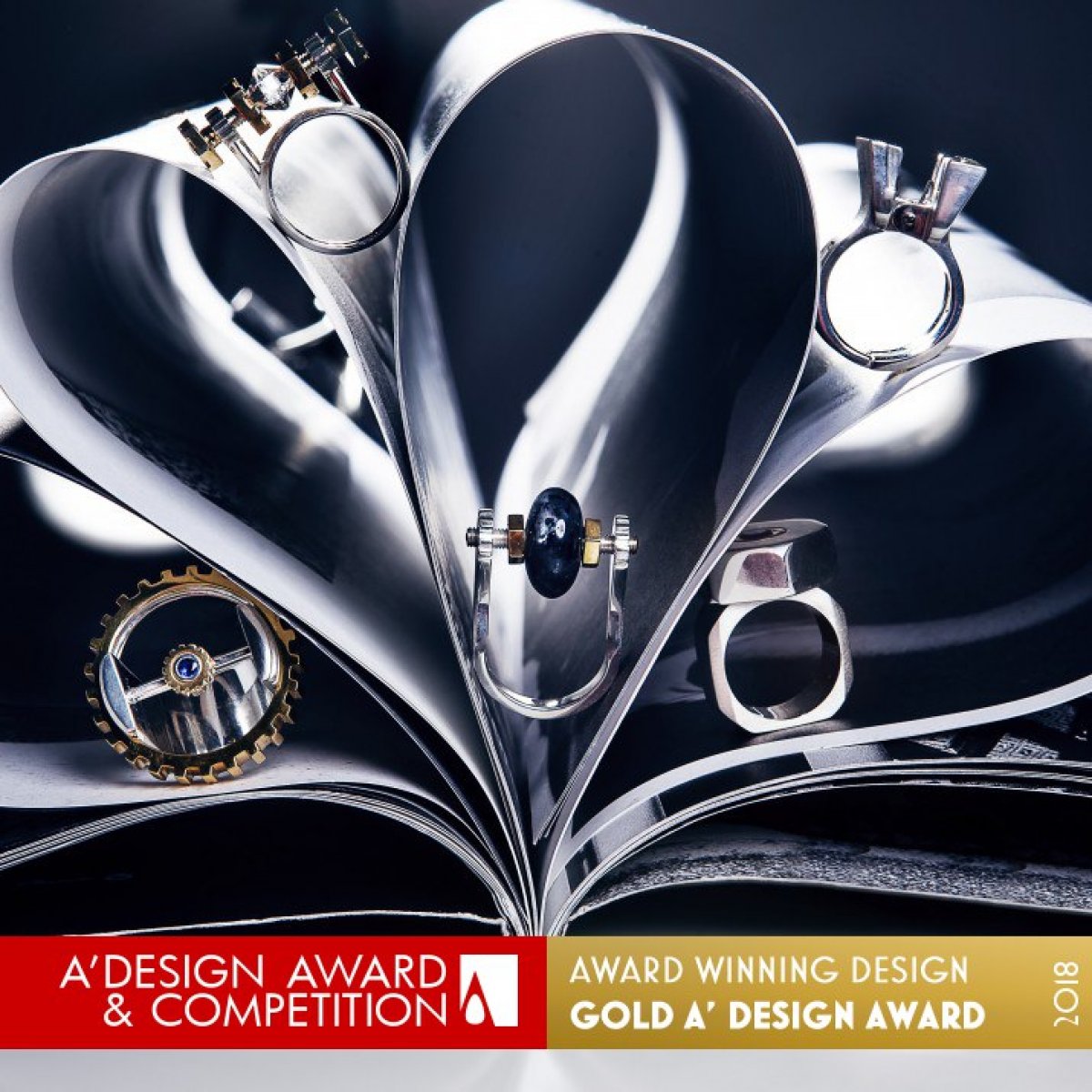 Коллекция студентки программы «Ювелирный дизайн» Марины Анохиной «M1» получила высшую награду на международном конкурсе A'design Award👏👏👏