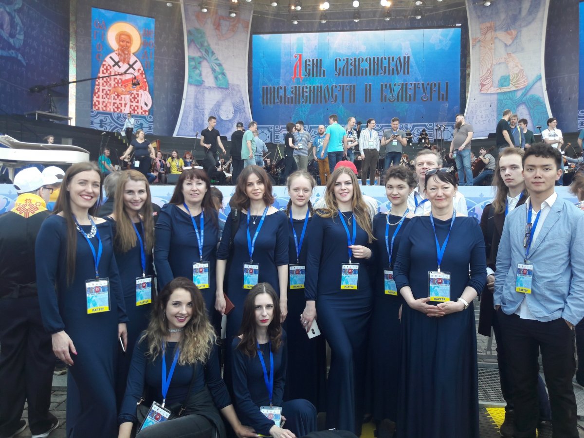 Хор «Secundum» ТвГУ принял участие в праздничном концерте в честь Дня славянской письменности и культуры на Красной площади