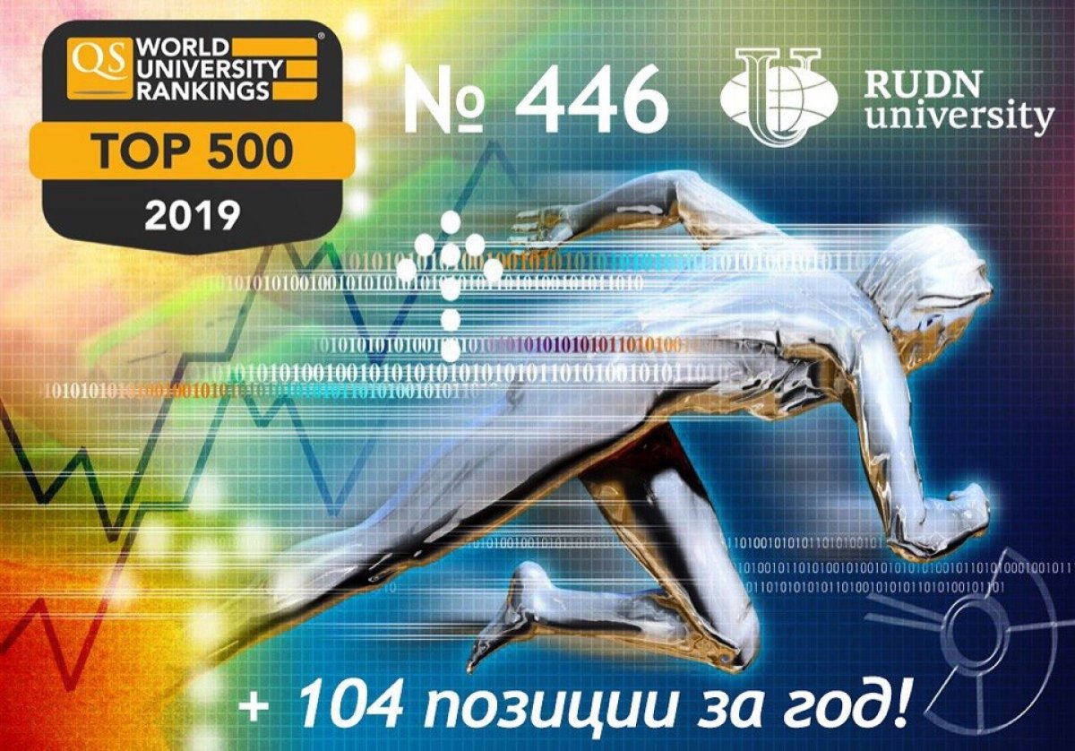⚡ - в TOP-500 лучших университетов мира в рейтинге World University Rankings 2019 ⚡