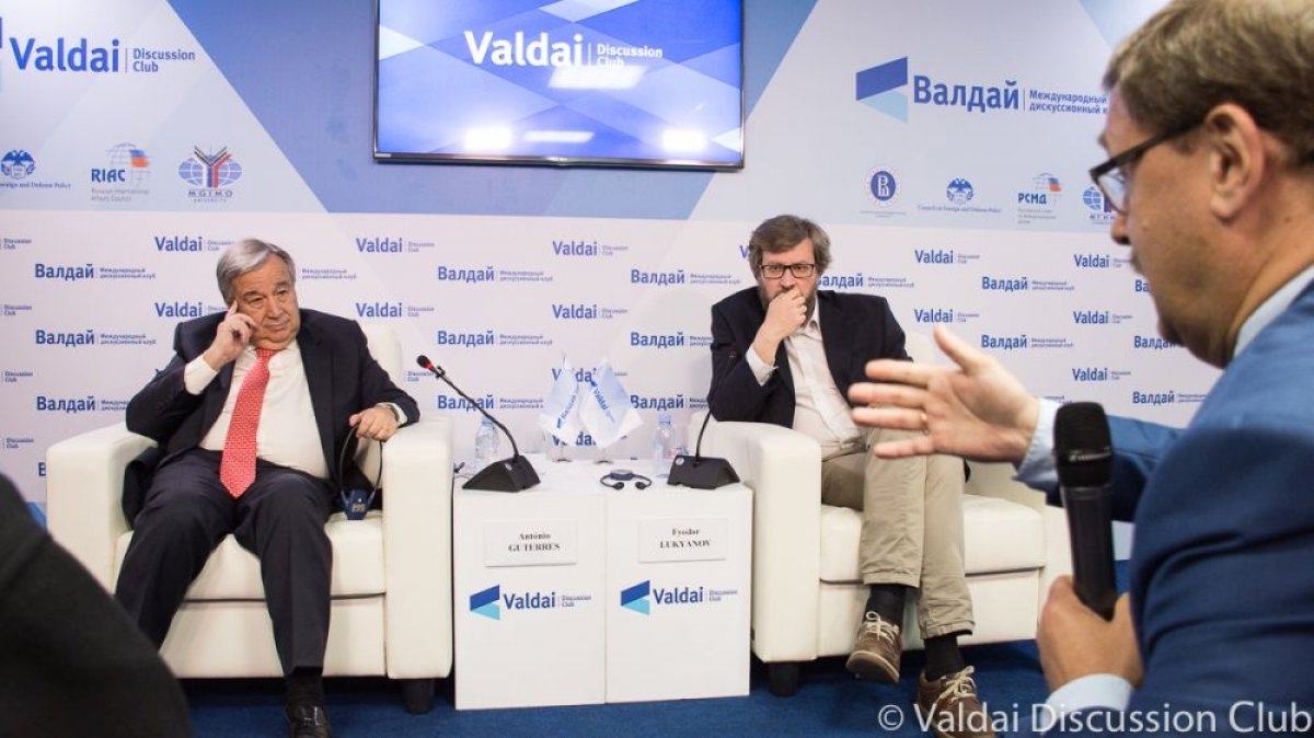 21 июня на дискуссионной площадке клуба «Валдай» прошла встреча с Генеральным секретарем