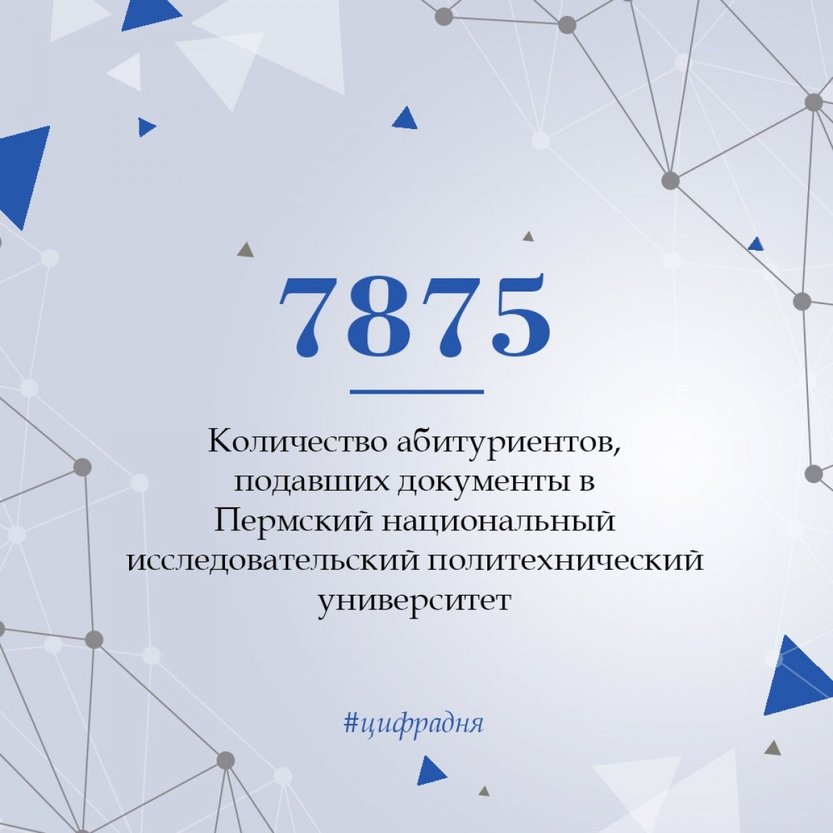 7875 заявлений подано в Пермский политехнический университет.