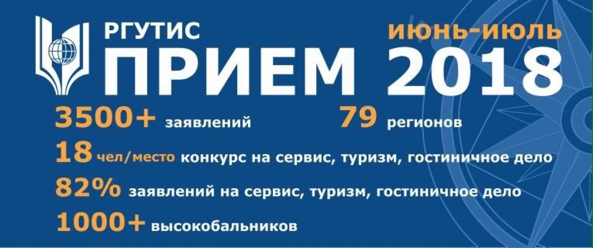 Статистика Приема 2018 📈