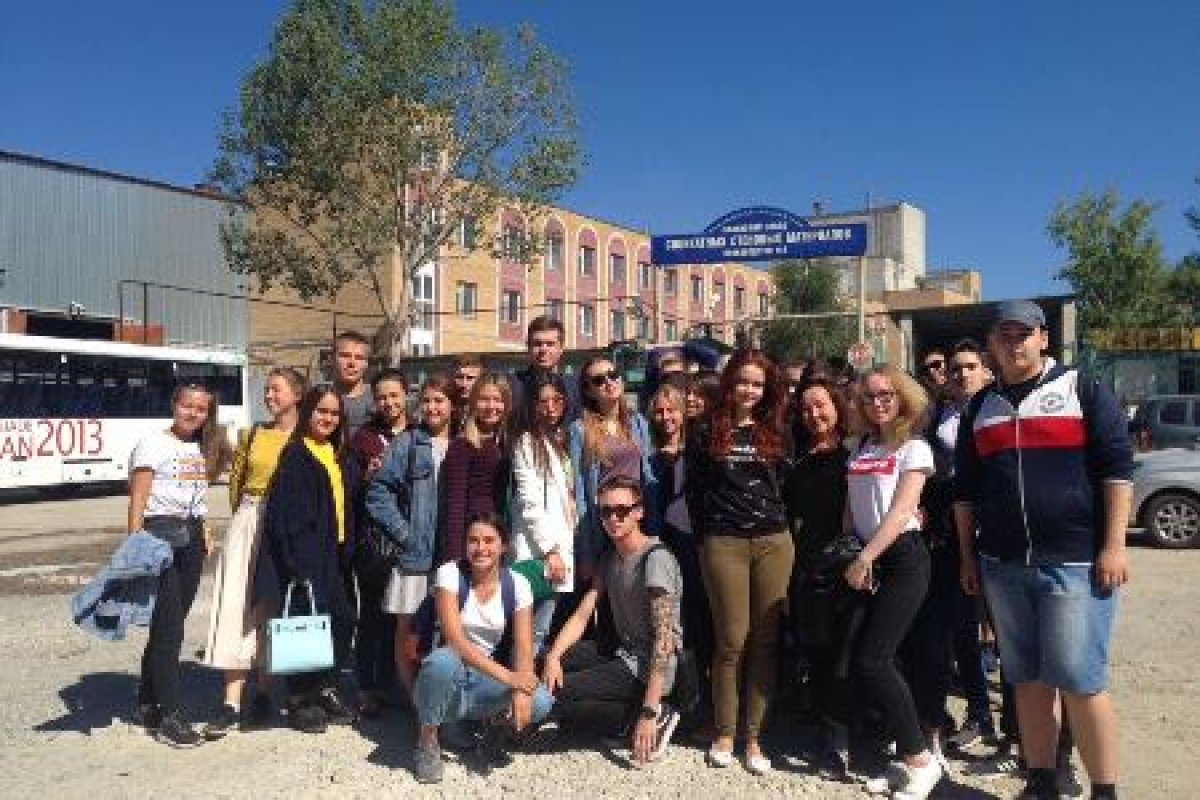 Студенты ИСТИЭС КГАСУ в рамках практики посетили Казанский завод силикатных стеновых материалов