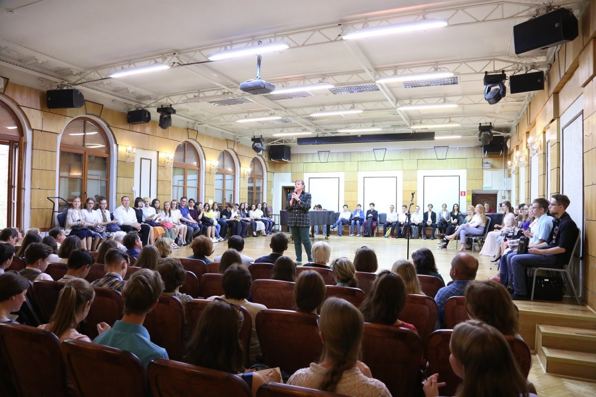 3 сентября в 12-00 в Концертном зале Московского государственного института музыки имени А.Г. Шнитке состоялось собрание студентов первого курса института и колледжа.