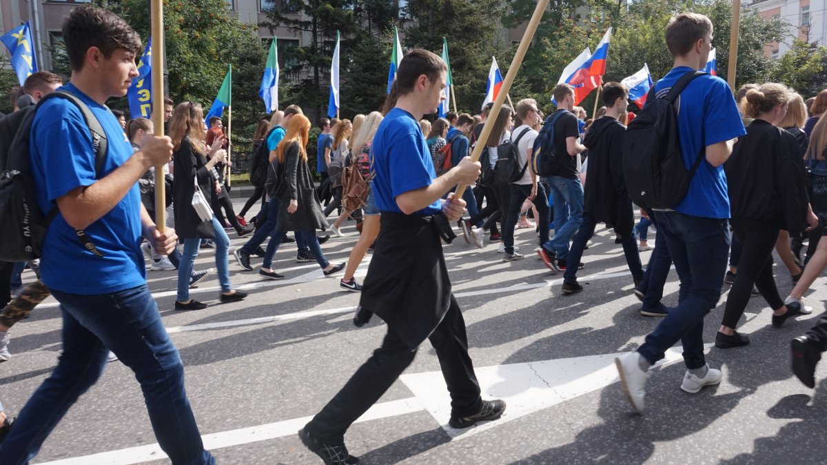 15 сентября в Хабаровске пройдет парад студентов в рамках всероссийской акции "Парад российского студенчества". В шествии примут участие более 6000 студентов нашего города.