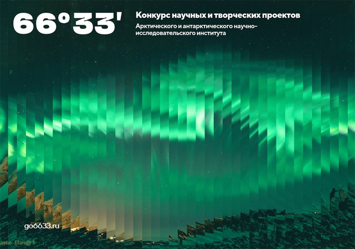 Арктический и антарктический научно-исследовательский институт запускает всероссийский конкурс научных и творческих проектов 66°33'