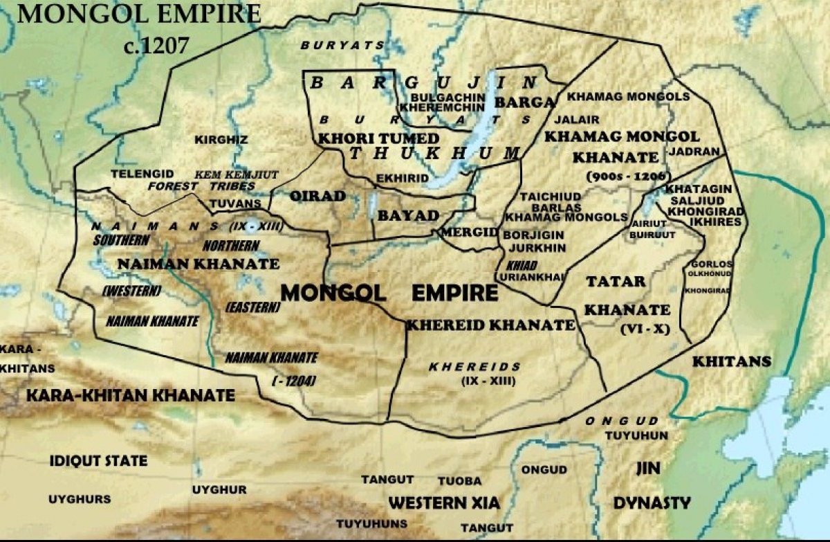 В начале XII века разрозненные монгольские племена предприняли очередную попытку объединиться в государство, которое напоминало скорее союз племён и вошло в историю под названием Хамаг Монгол