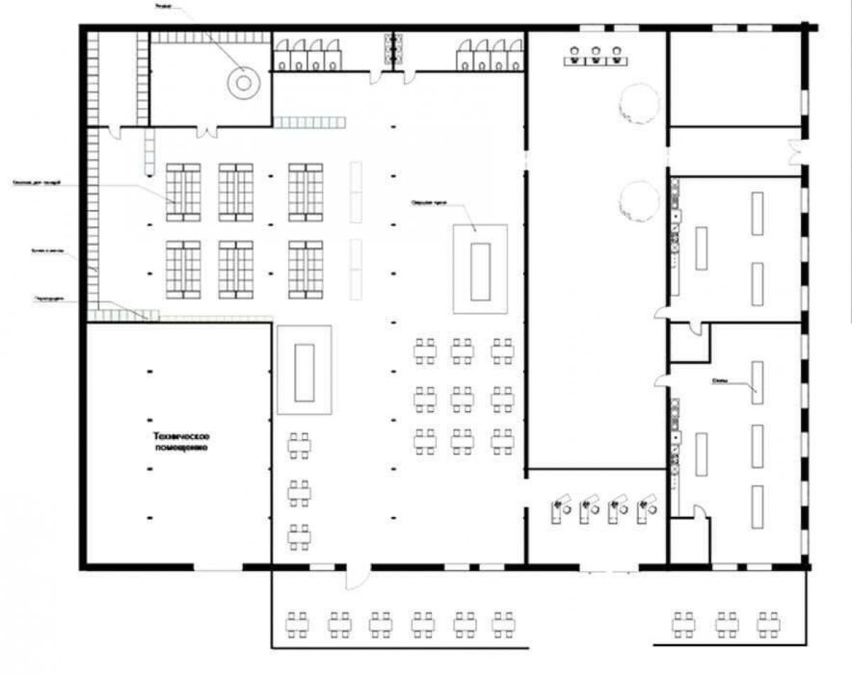 Дизайн-проект фреш-маркета «FRESSIA» для павильона №24 в промзоне «Трехгорная мануфактура» Дизайн-проект фреш-маркета «FRESSIA» для павильона №24 в промзоне «Трехгорная мануфактура»