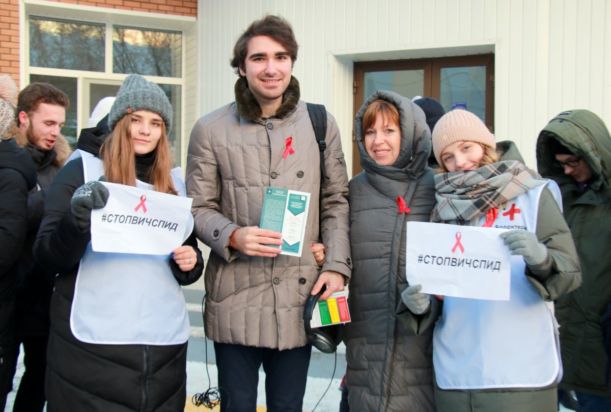 🎈В преддверии международного дня борьбы со СПИДом в Тюменском ГМУ прошел комплекс мероприятий