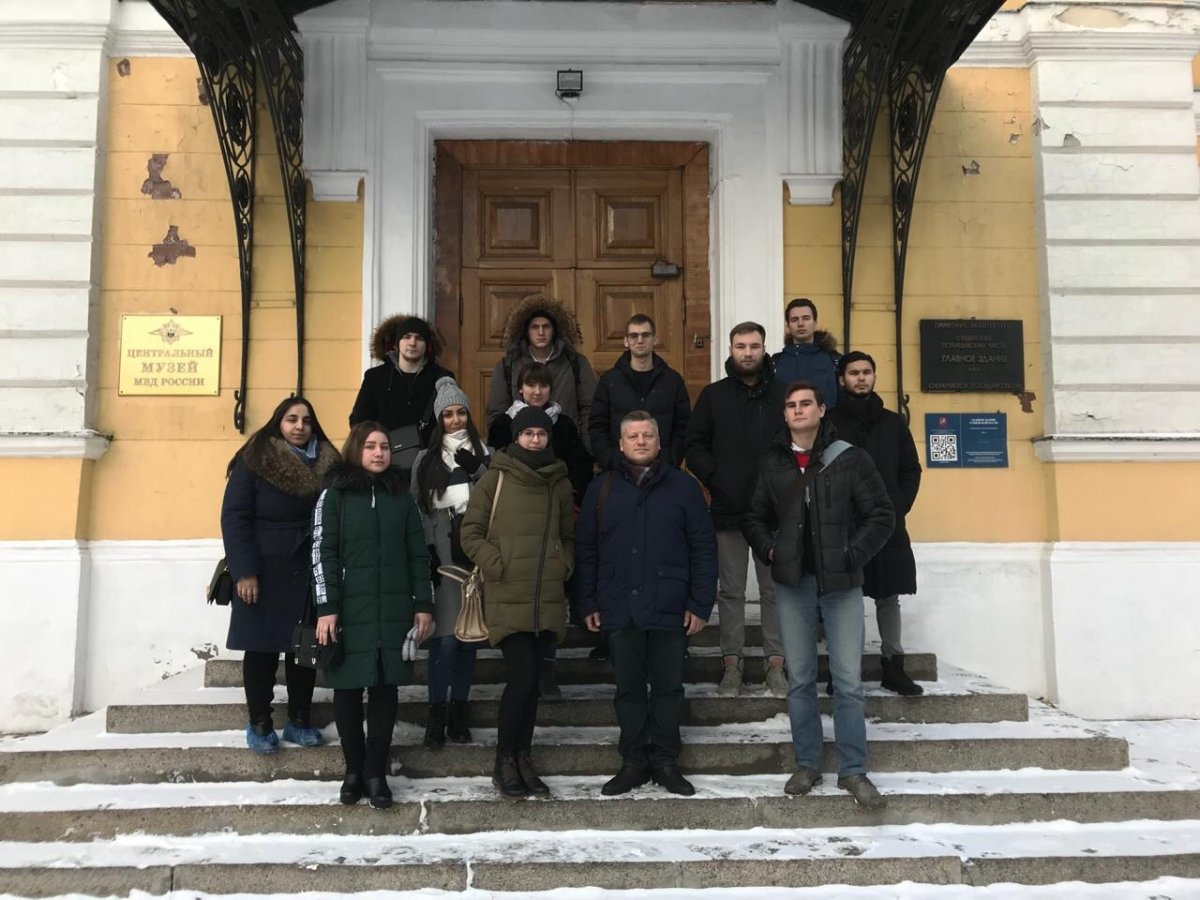 Студенты Международного юридического института посетили Центральный музей МВД России.