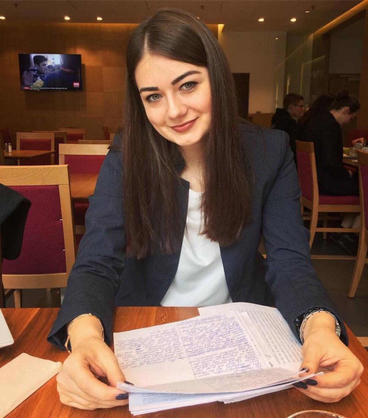 Валерия Боднарь из Молдовы учится на первом курсе магистратуры Юридического института, программа «Корпоративный юрист».