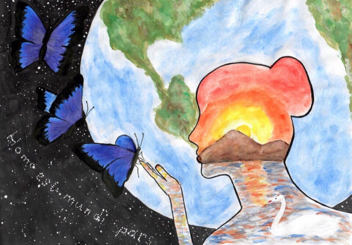 Заключительный этап конкурса на лучшую иллюстрацию к афоризму подошёл к концу. По результатам голосования первое место заняла работа студента 104 группы стоматологического факультета «Homo est mundi pars»