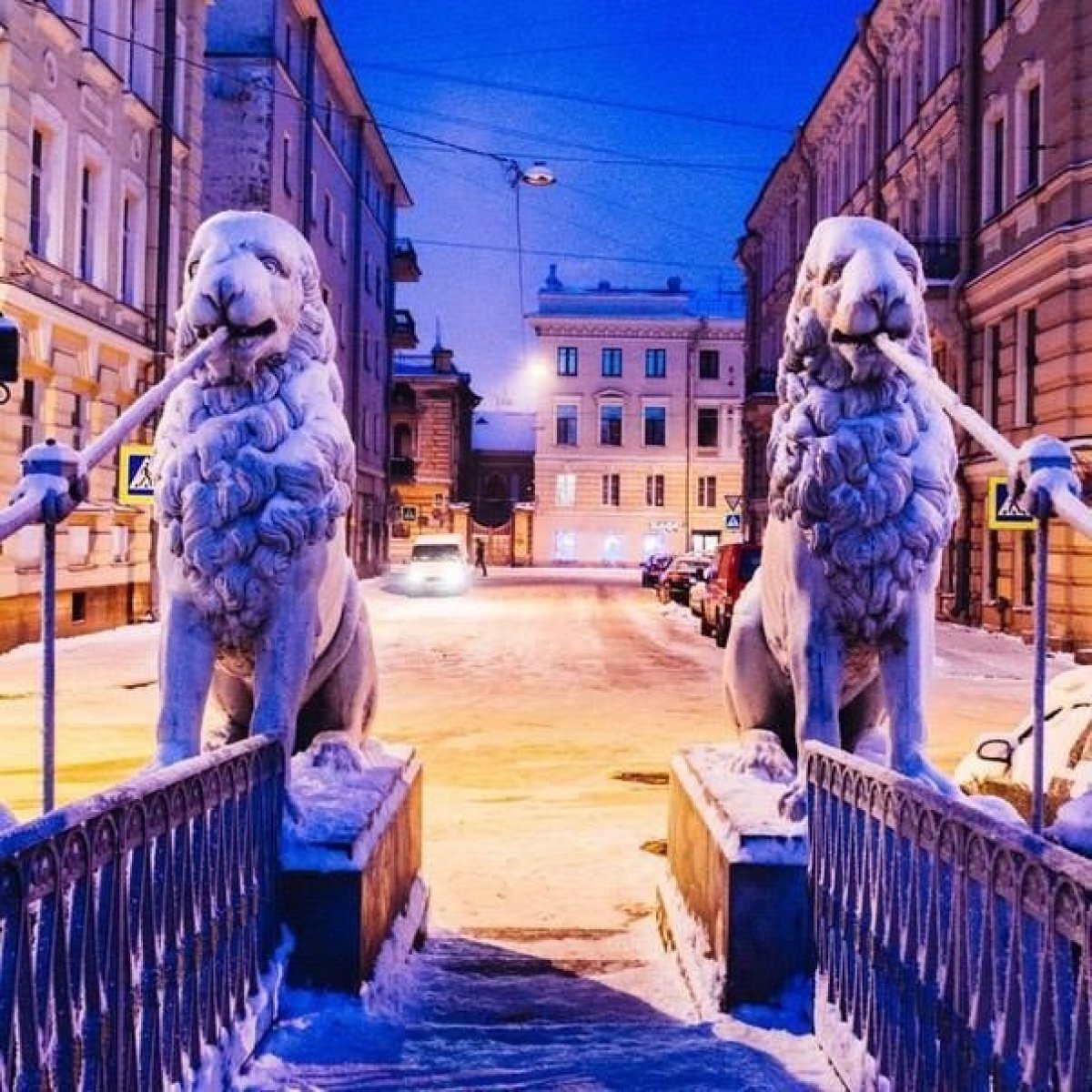 Волшебная зимняя пора в Петербурге!