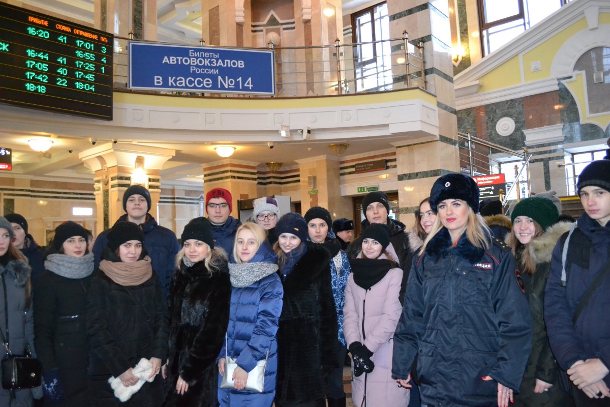 23 января студенты Омской юридической академии посетили отдел полиции № 4 УМВД России