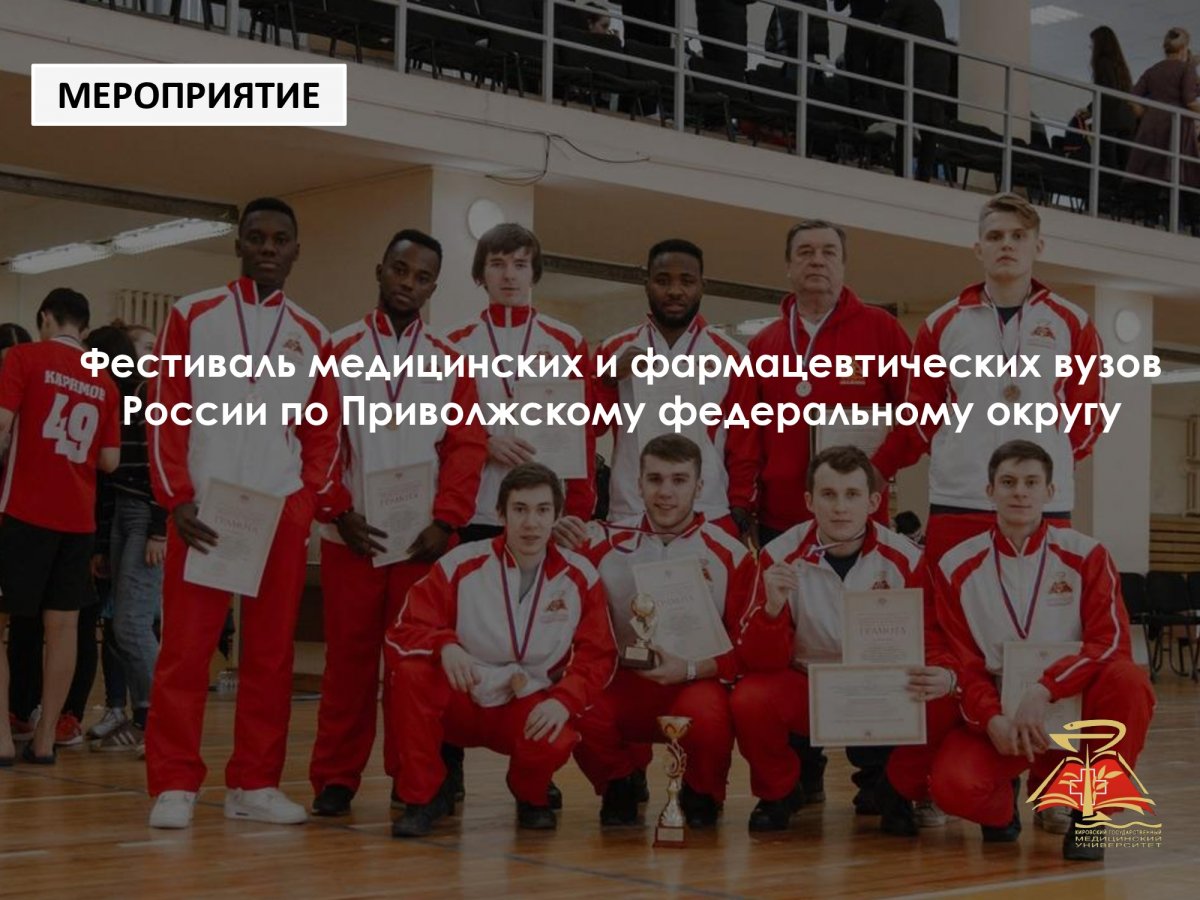 Сборная Кировского государственного медицинского университета по мини-футболу заняла почётное 3 место на Фестивале медицинских и фармацевтических вузов России по Приволжскому федеральному округу