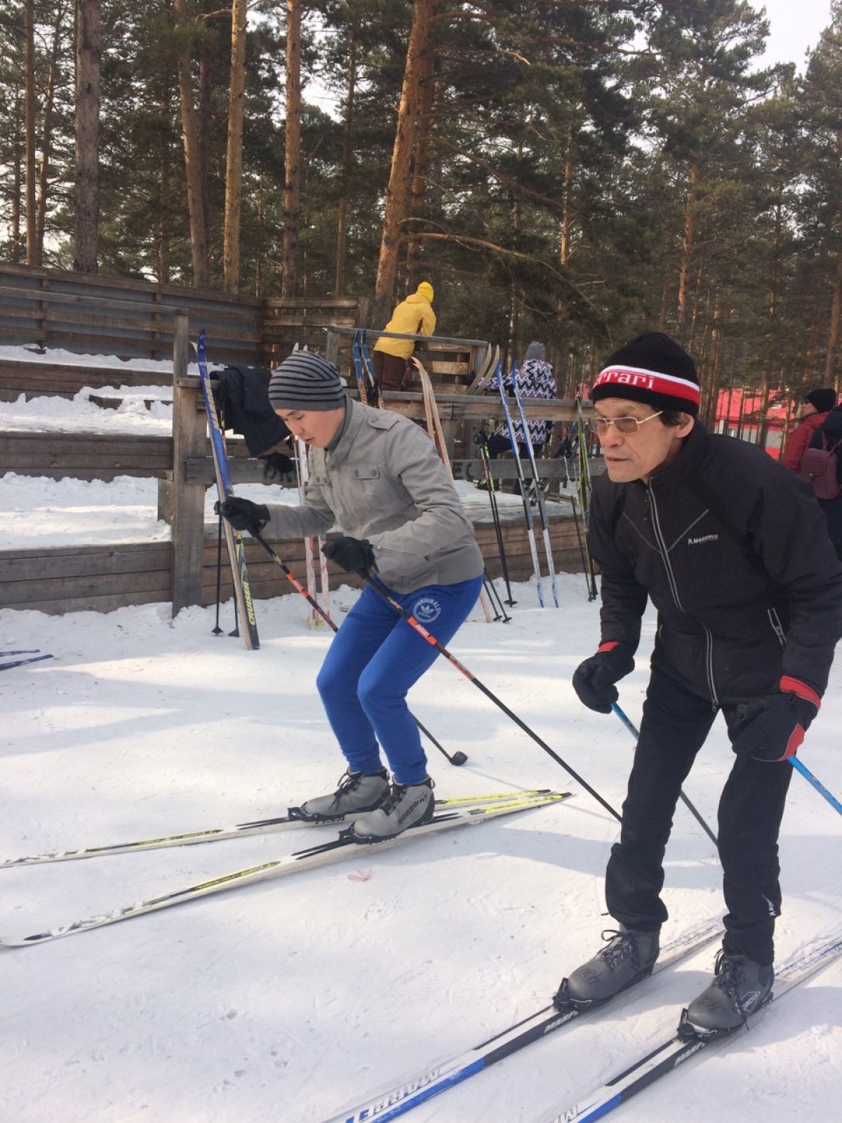 Командное первенство по лыжным гонкам в зачет Спартакиады преподавателей и сотрудников БГУ