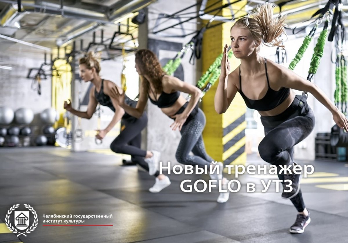 В Учебно-тренировочном зале ЧГИК появились новые подвесные тренажеры GOFLO.