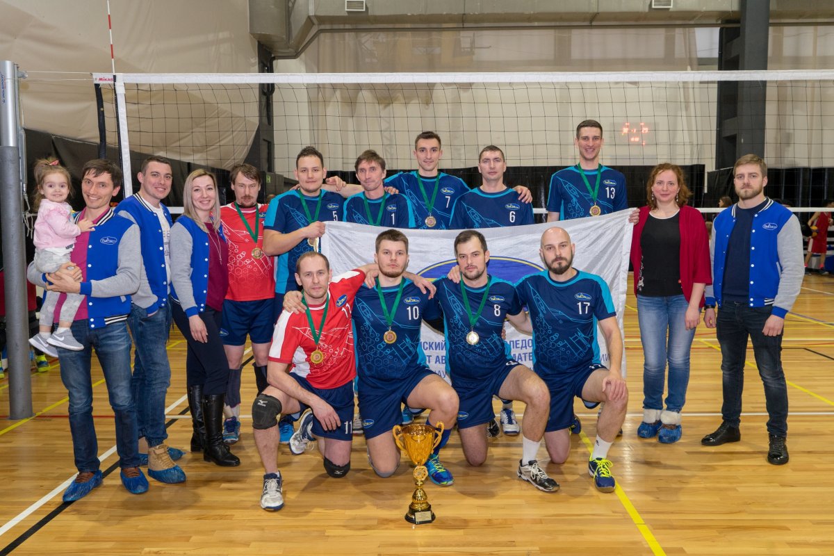 Команда ВИАМ заняла третье место на турнире по волейболу среди предприятий и организаций радиоэлектронной промышленности Москвы