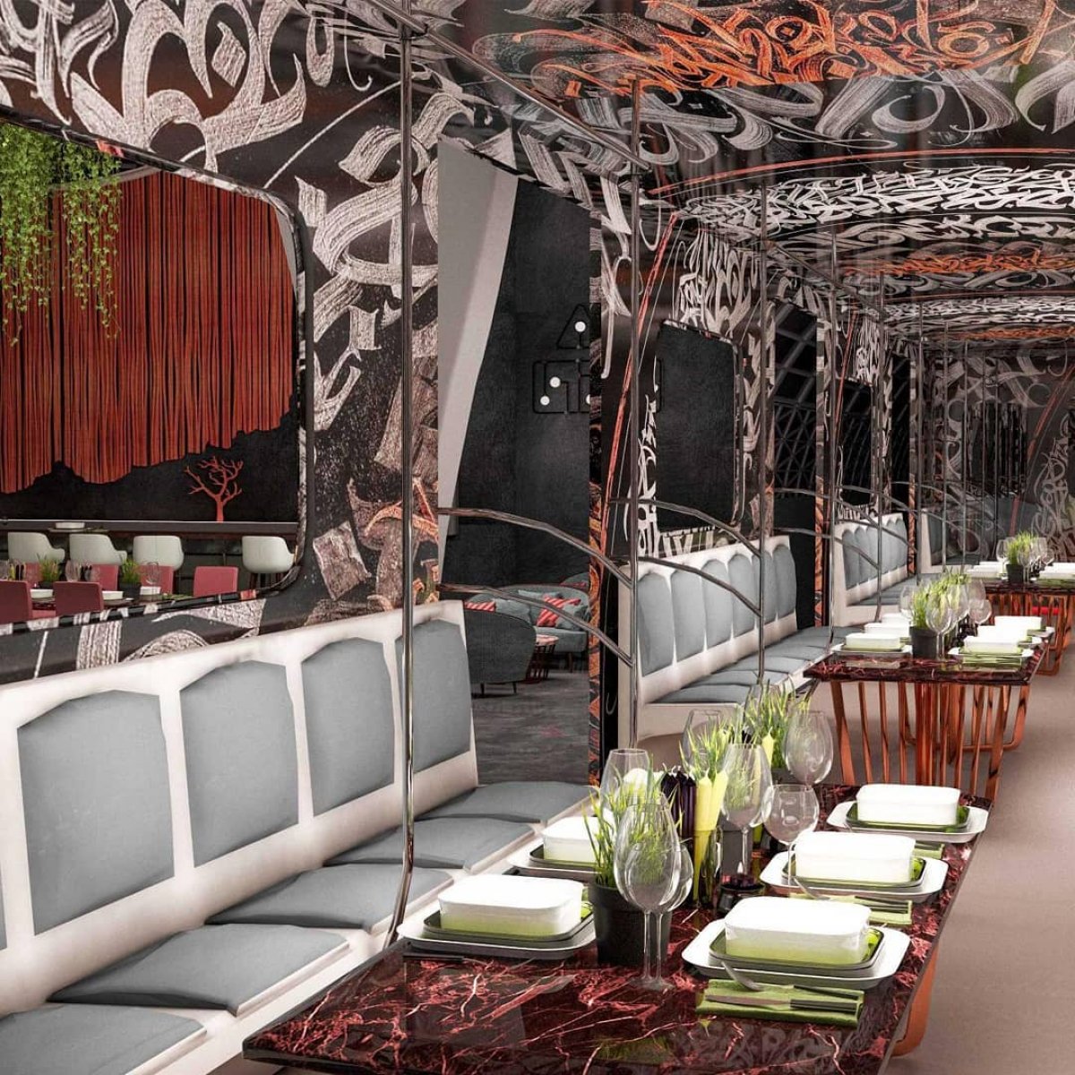 Фрагмент дипломного проекта «Освоение подземных городских пространств под развлекательные функции» от студентки 4 курса кафедры Архитектурной среды и дизайна Милы Шубиной. Руководитель: Наталья Дембич. Фрагмент дипломного проекта «Освоение подземных городских пространств под развлекательные функции» от студентки 4 курса кафедры Архитектурной среды и дизайна Милы Шубиной. Руководитель: Наталья Дембич.