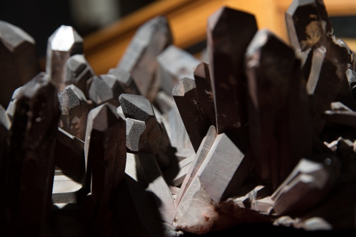 Минералогическая коллекция , исторический интерьер которой в здании Двенадцати коллегий остается неизменным с 1938 года Минералогическая коллекция , исторический интерьер которой в здании Двенадцати коллегий остается неизменным с 1938 года