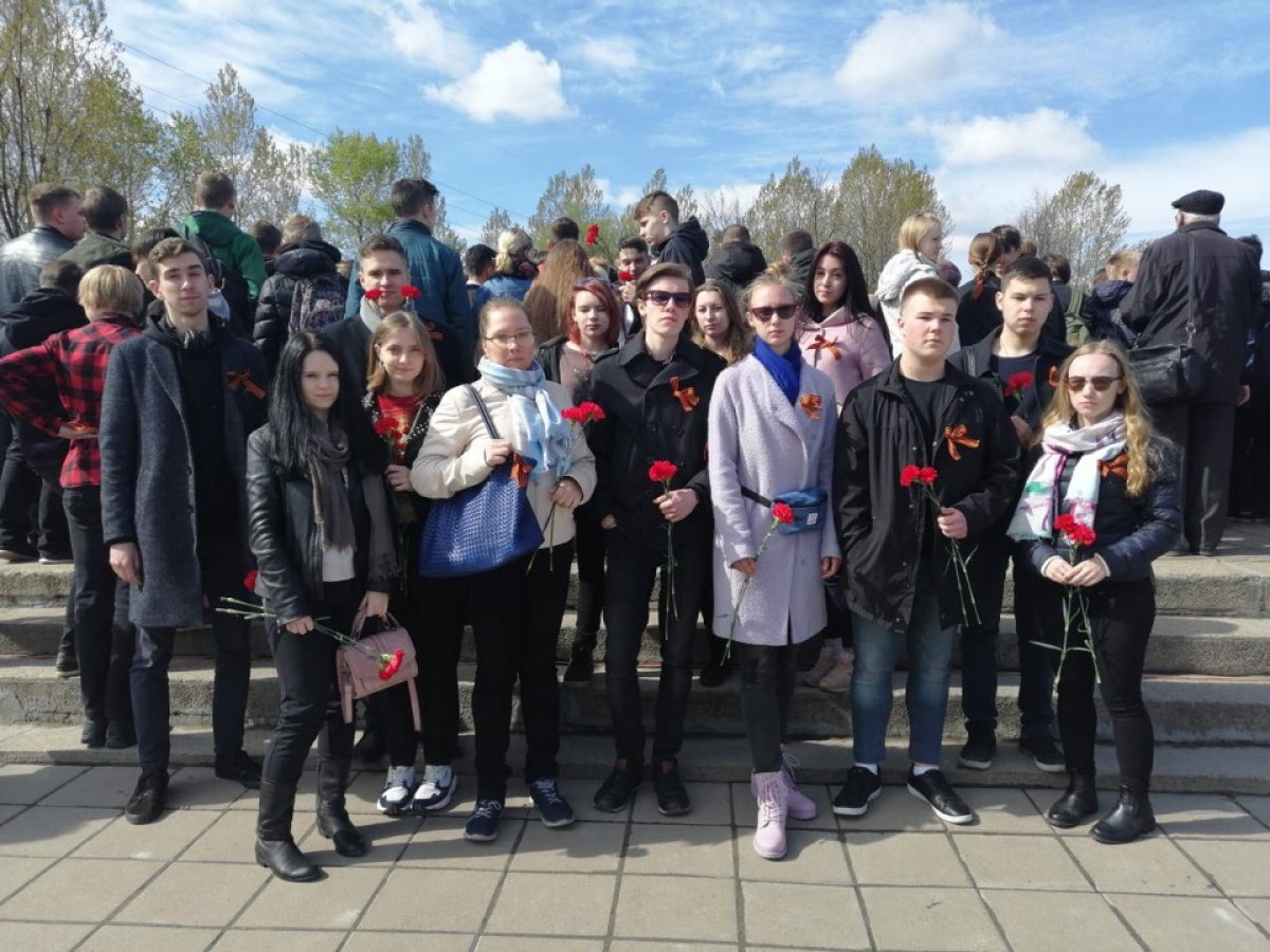 В канун Дня Победы 8 мая 2019 г. студенты Санкт-Петербургской юридической академии почтили память наших дедов и прадедов