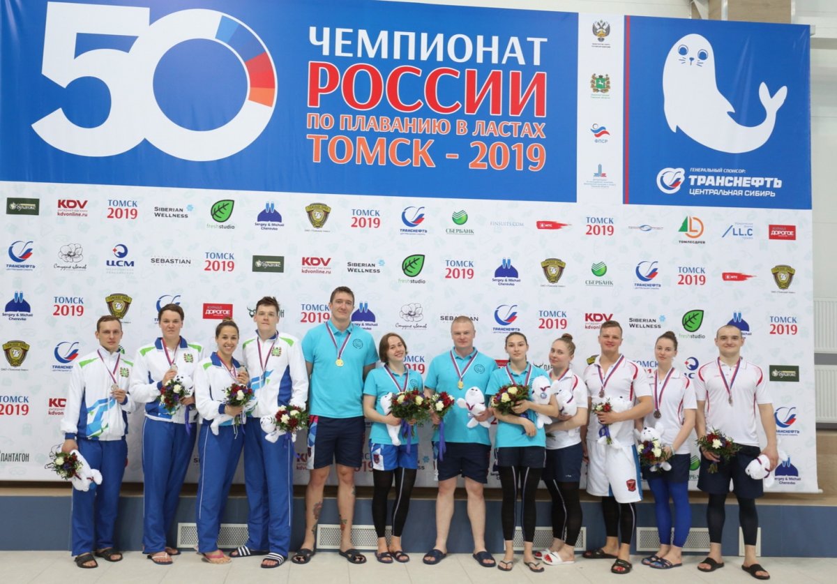 Томские пловцы заняли третье место в общекомандном зачете чемпионата России по подводному спорту 🥉