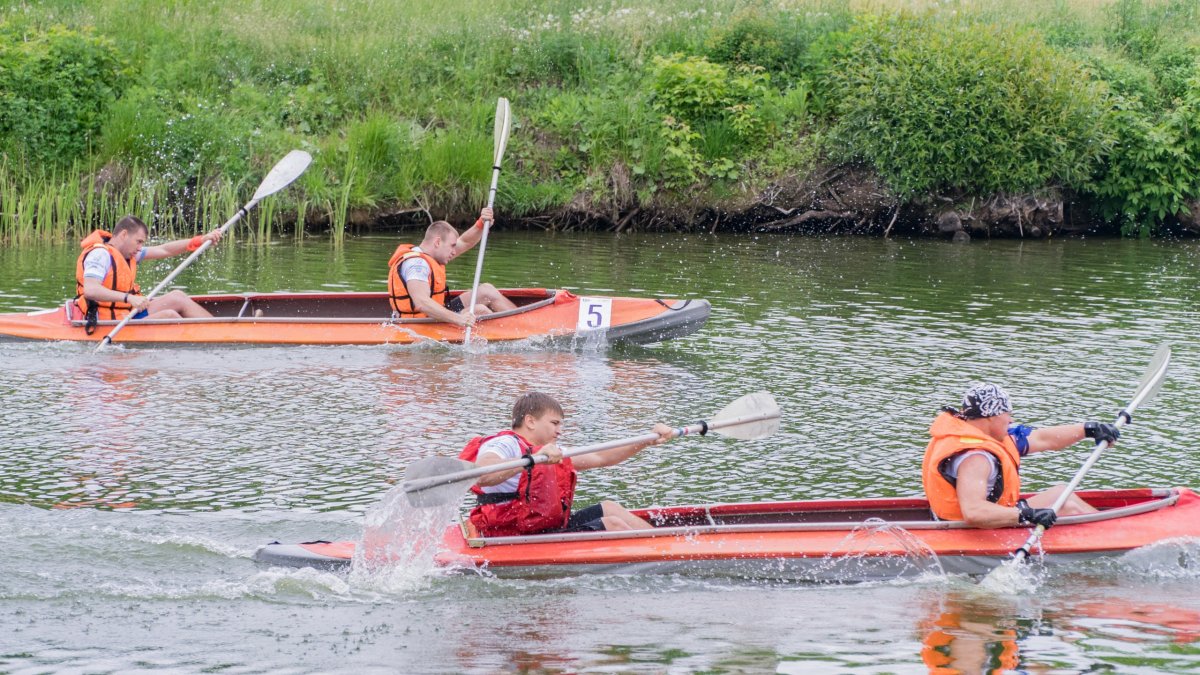 Провели на Цне третью «Державинскую регату»! 🚣‍♂