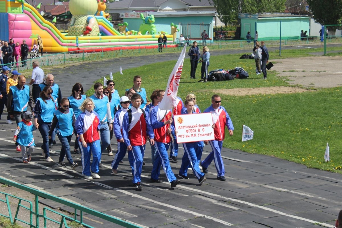Команда приняла участие в открытии летнего спортивного сезона в городе Алатыре