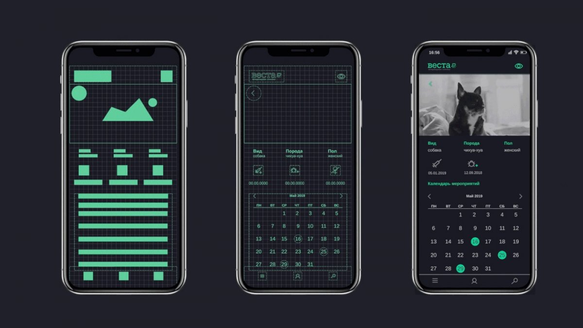 Продолжаем показывать интересные проекты наших студентов. Сегодня делимся работой, связанной с UI-дизайном. Евгения разработала макет приложения и сделала его удобным для пользователя.