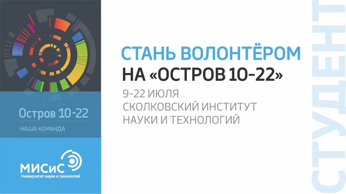 Безусловно, ты уже слышал об образовательном интенсиве «Остров 10-22», который стартует на этой неделе при поддержке Министерства науки и высшего образования. Хочешь принять участие в его организации — становись волонтёром мероприятия!