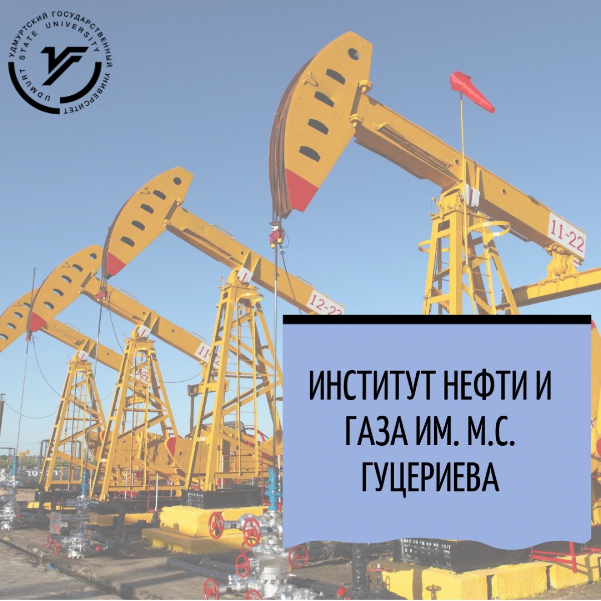 В 2018 году высшему нефтяному образованию в Удмуртской Республике на базе УдГУ исполнилось 25 лет. Институт нефти и газа им. М.С. Гуцериева сегодня – это образовательный комплекс