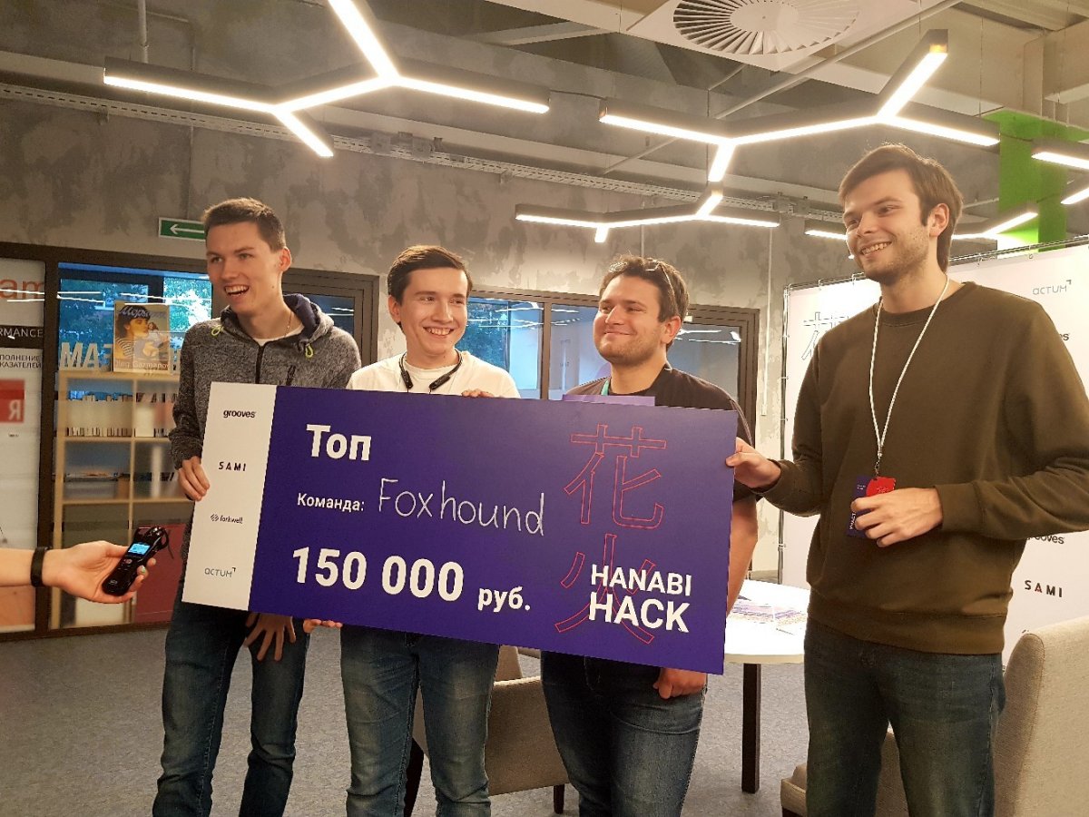 🏆 Команда Московского Политеха заняла первое место на хакатоне Hanabi Hack от компаний Grooves и SAMI!