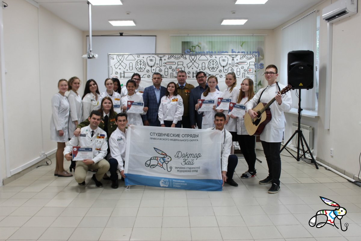 🖐🏻Студенты медицинского факультета участвуют в проекте Окружного студенческого медицинского отряда «Доктор Зай»