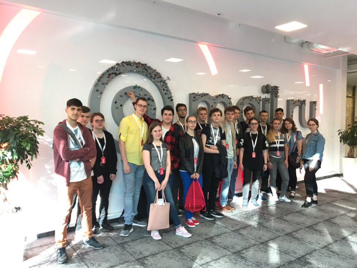 Абитуриенты НИЯУ МИФИ вместе с представителями Техноатом Mail.ru & МИФИ посетили офис Mail.ru Group