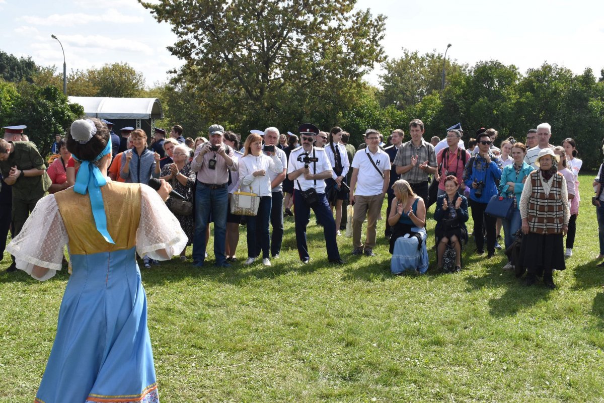 🔥Площадка Московского государственного университета технологий и управления им. К.Г. Разумовского (Первого казачьего университета) стала сегодня основной на фестивале «Казачья станица Москва» в парке Коломенское✅