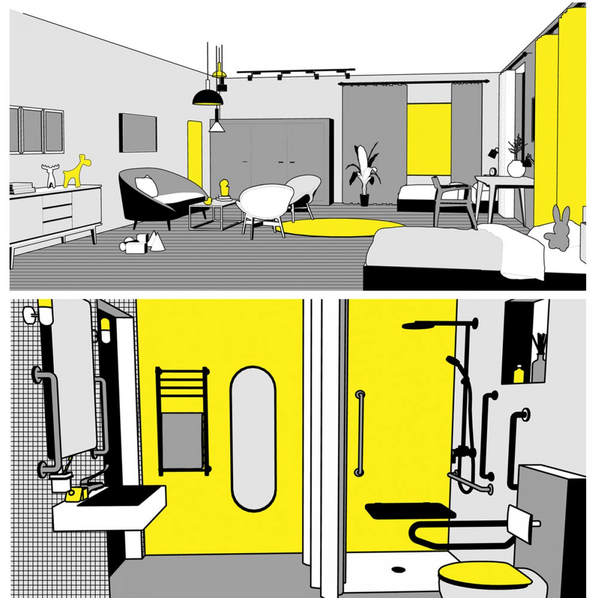 Фрагмент дипломного проекта «Концепция развития реабилитационного центра Русское поле» студентки 4 курса профиля Архитектурная среда и дизайн – Софьи Колесниковой, руководитель – Андрей Асс. Фрагмент дипломного проекта «Концепция развития реабилитационного центра Русское поле» студентки 4 курса профиля Архитектурная среда и дизайн – Софьи Колесниковой, руководитель – Андрей Асс.