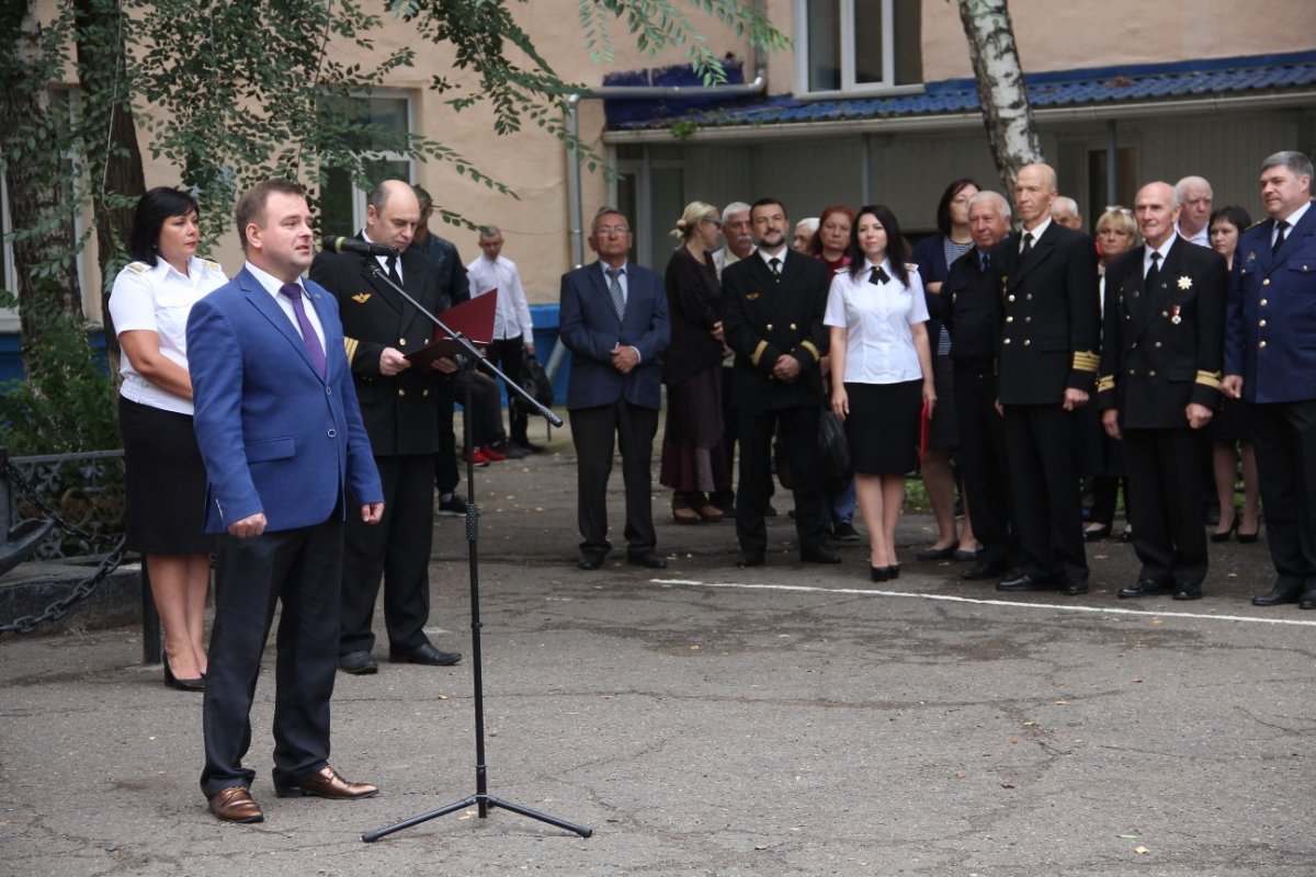 2 сентября 2019 года в Красноярском институте водного транспорта состоялся торжественный митинг