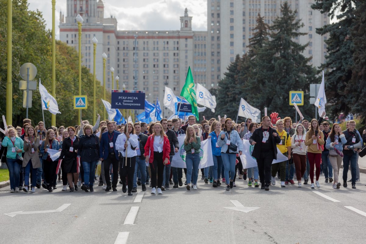 🎈В субботу прошел самый массовый в истории парад московского студенчества. И, конечно, в центре событий были тимирязевцы!