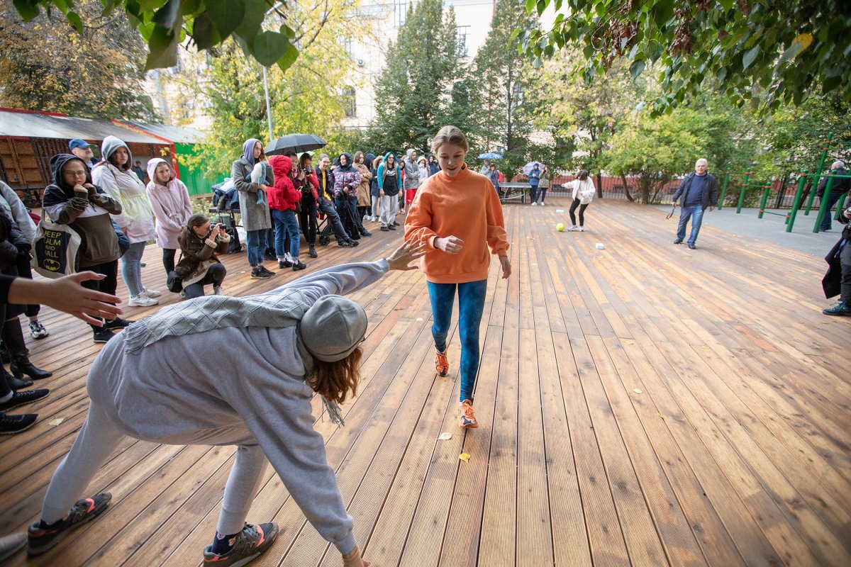 В начале месяца прошел День Здоровья в Саду имени Баумана.