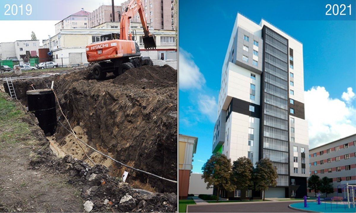 ⚡У нас отличная новость: началось строительство нового 15-этажного студенческого общежития на 300 мест. 🏢