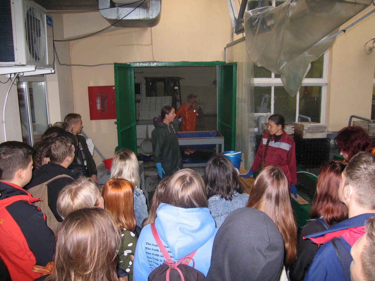 Cтуденты КГМТУ посетили Форелеводческий племенной завод «Адлер»