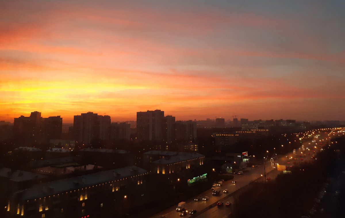 Вид из "К" корпуса НИЯУ МИФИ прямо сейчас!