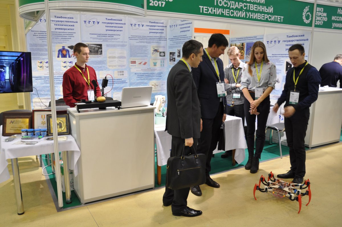 Ученые ТГТУ представят уникальные разработки на крупнейшей научно-образовательной выставке «ВУЗПРОМЭКСПО-2019»