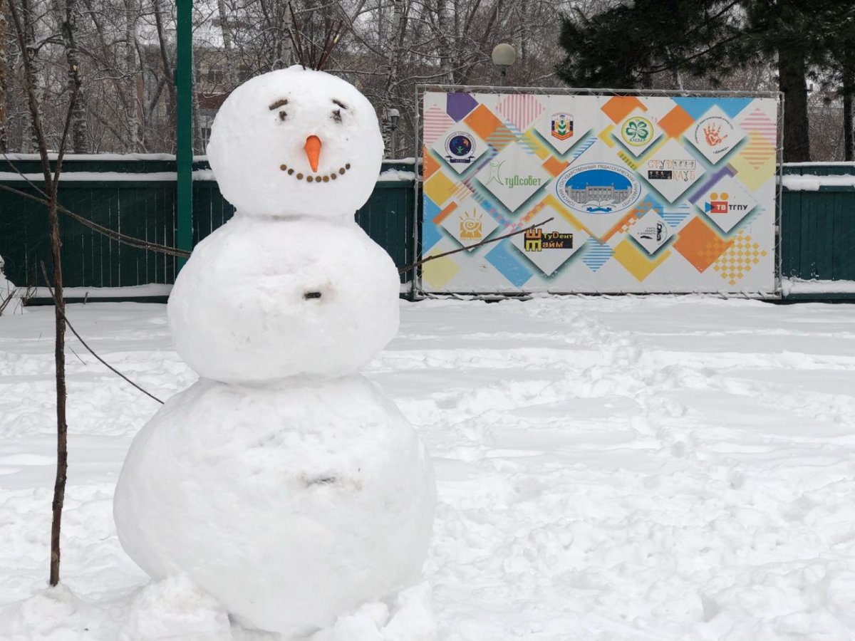 Зима в Педагогическом ❄