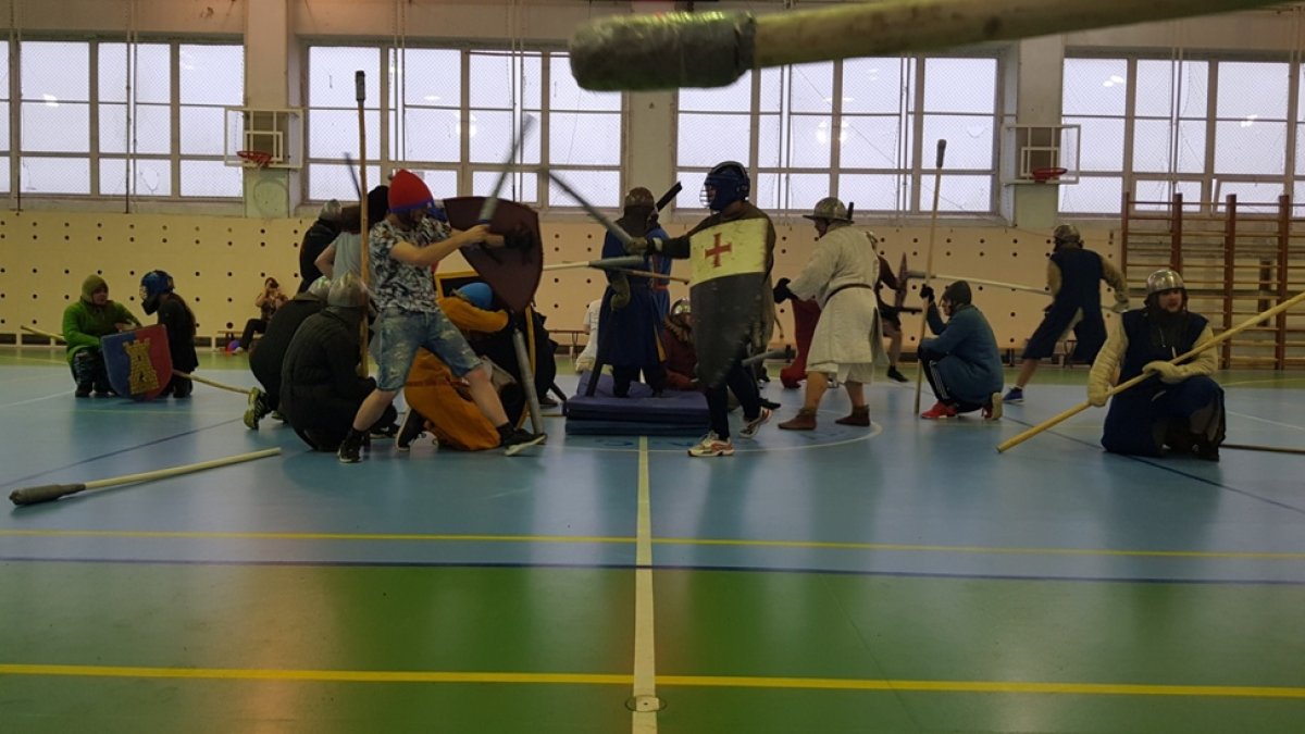 Реконструкторы собрались в стенах ЛенГУ