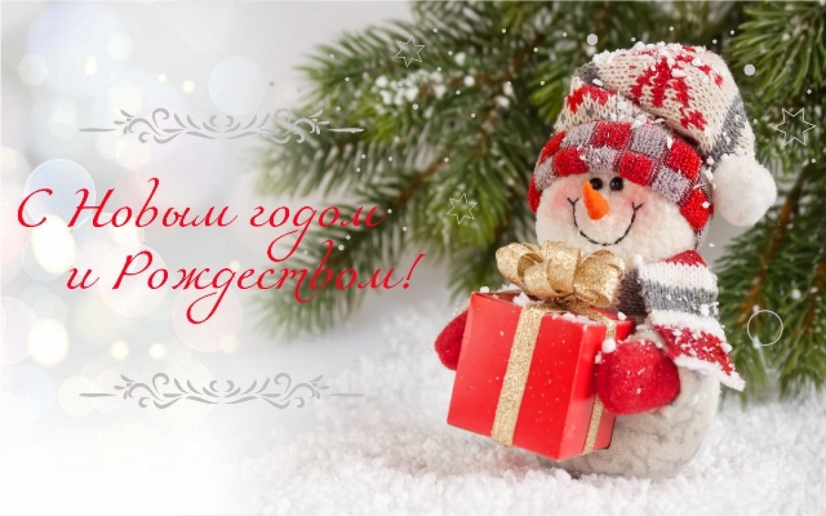 Дорогие друзья! От имени ректората Уральского ГАУ и от себя лично поздравляю вас с Новым годом и Рождеством Христовым!