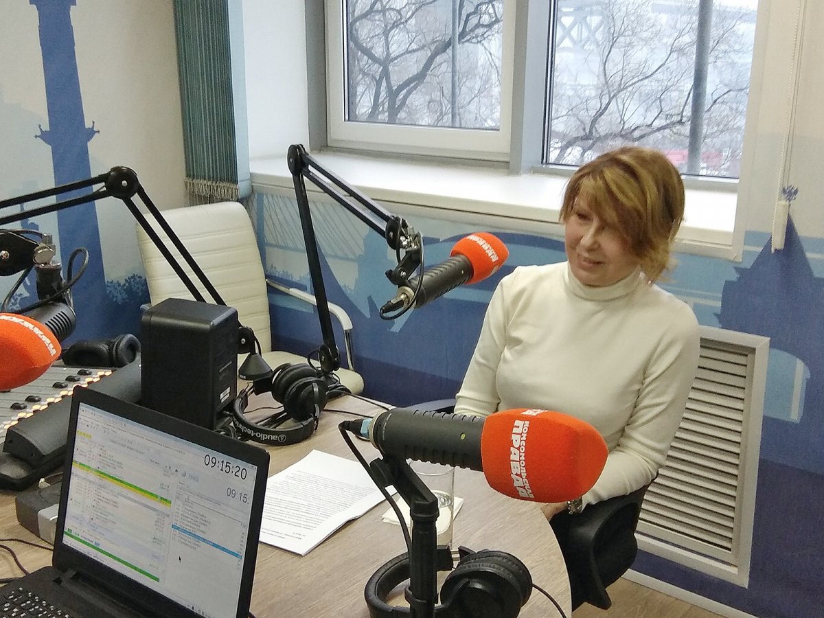 Ректор ВГУЭС Татьяна Терентьева стала гостьей эфирной студии радио «Комсомольская правда»
