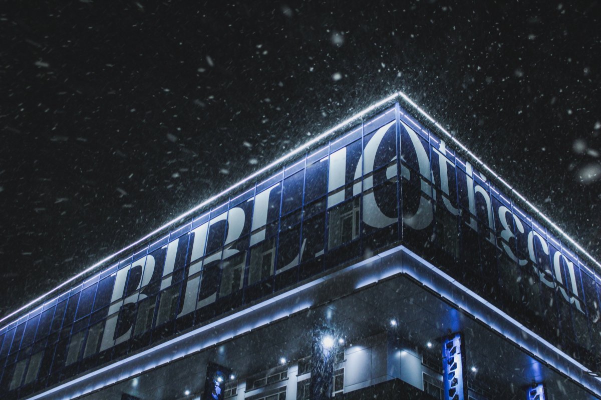 Снежный кампус в объективе фотографа Максима Бахаря прекрасен 😍❄