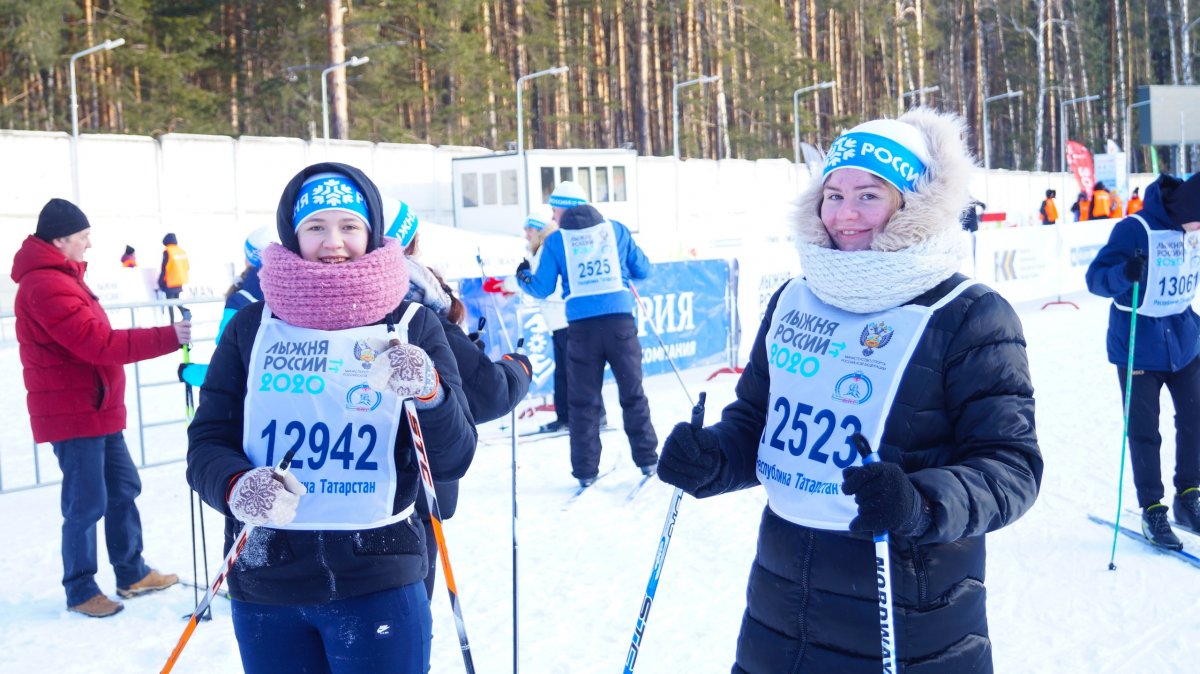 КИУ на республиканских лыжных соревнованиях «Лыжня Татарстана - 2020»