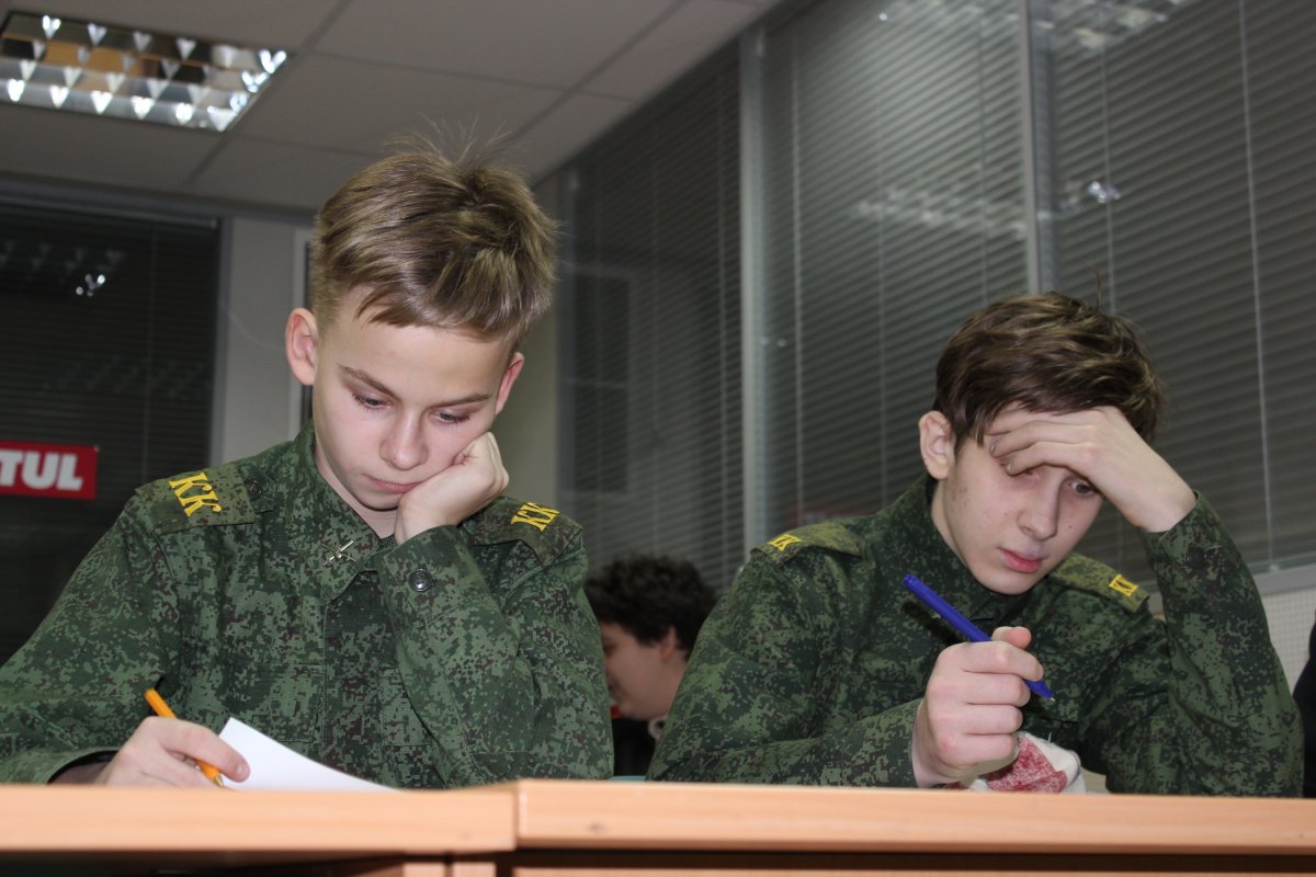 5 февраля состоялись мастер-классы для учащихся кадетcких классов Романовской школы